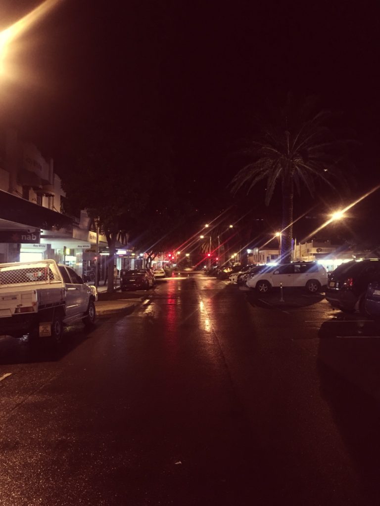 Street on a rainy night